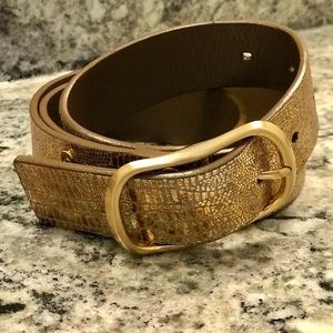 Calvin Klein Gold/Bronze metallic belt